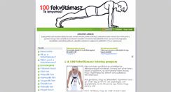 Desktop Screenshot of 100fekvotamasz.hu